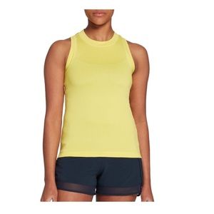 Calia by Carrie Underwood Everyday Rib Tank in Limoncello Yellow XS